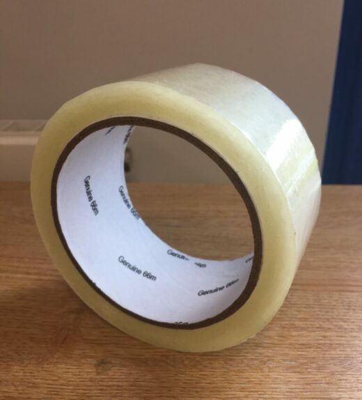 Clear packing tape 66m unit