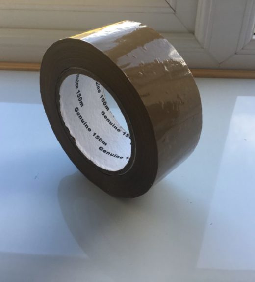 Extra Long Brown Tape 150m