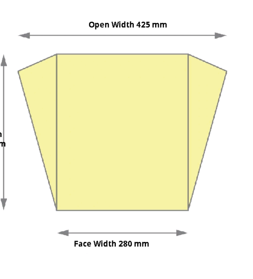 pedal Bin Bags dimensions