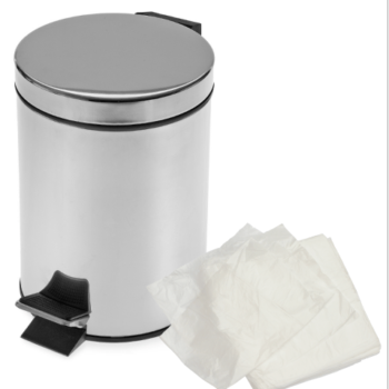 Clear Pedal Bin Bags Light and Heavy Duty Liners10L Flat Packed