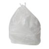 White waste bags