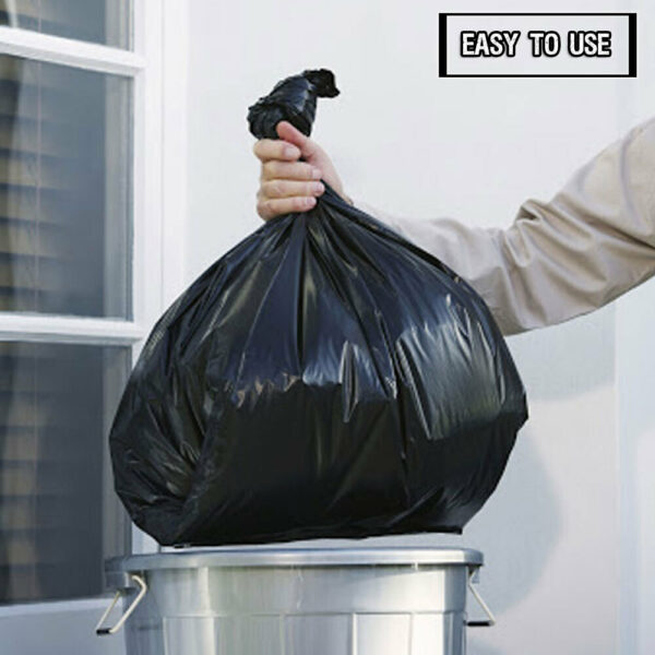 Black refuse sacks use