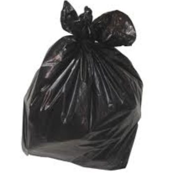Medium Duty Black Waste Bin Bags 90L Refuse Sacks