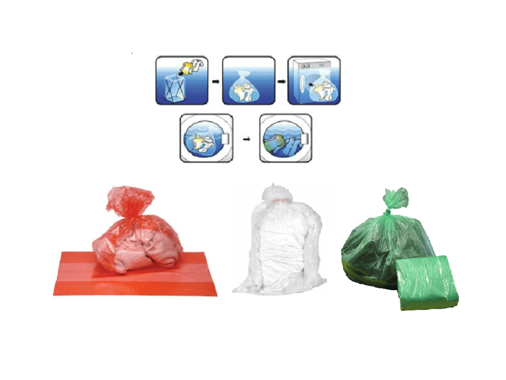 soluble strip laundry sacks
