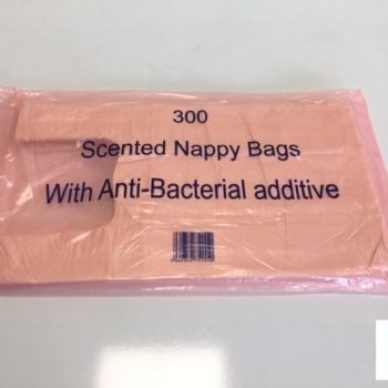 Baby Nappy Bags Scented, Anti Bacterial Standard Nappy Sacks