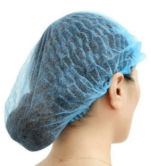 Blue Hair net mob cap