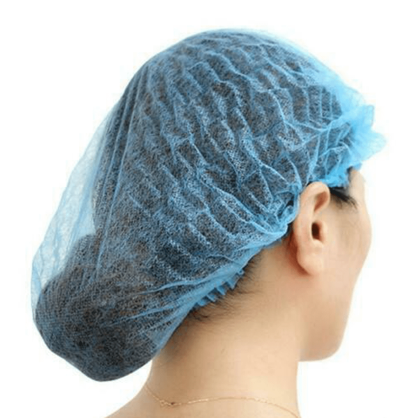 Blue Hair net mob cap