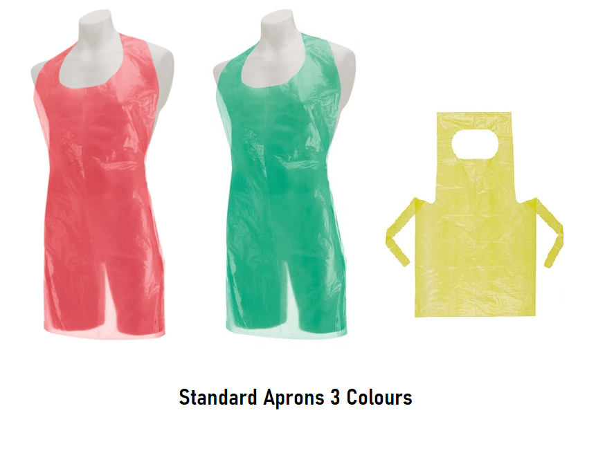 Standard aprons colours