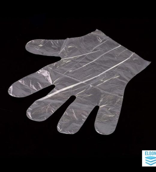 Disposable polythene gloves unit