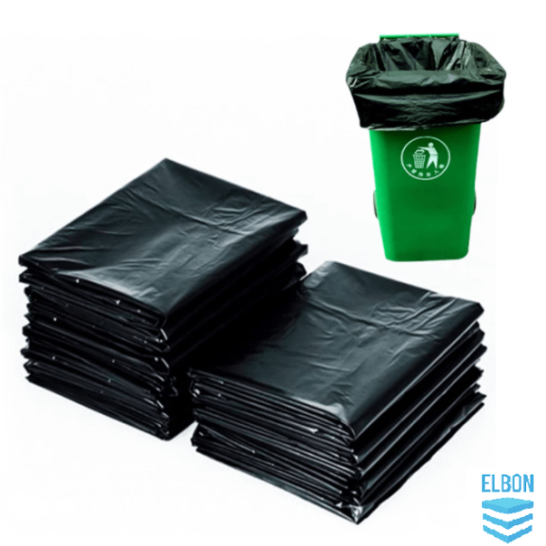 Austar 80L Premium Black Garbage Bags Roll - PR80LTR - RapidClean