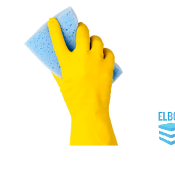 Rubber Gloves, Yellow Household Washing Up Kitchen Gloves