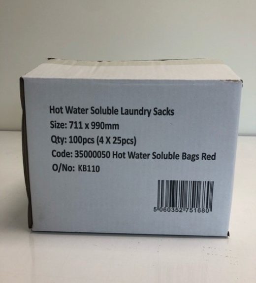 Fully soluble laundry sacks - box 100pcs