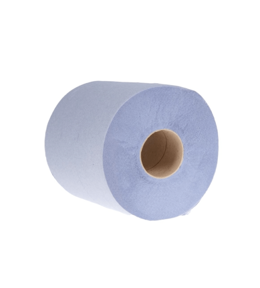 Blue centrefeed roll paper unit