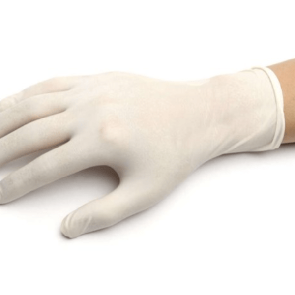 Natural latex gloves