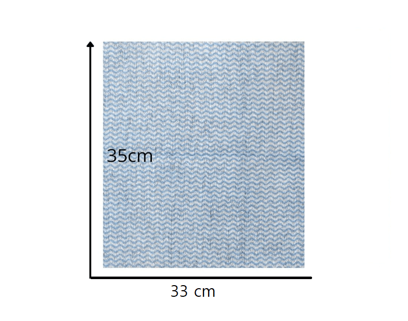 Cleaning cloth size